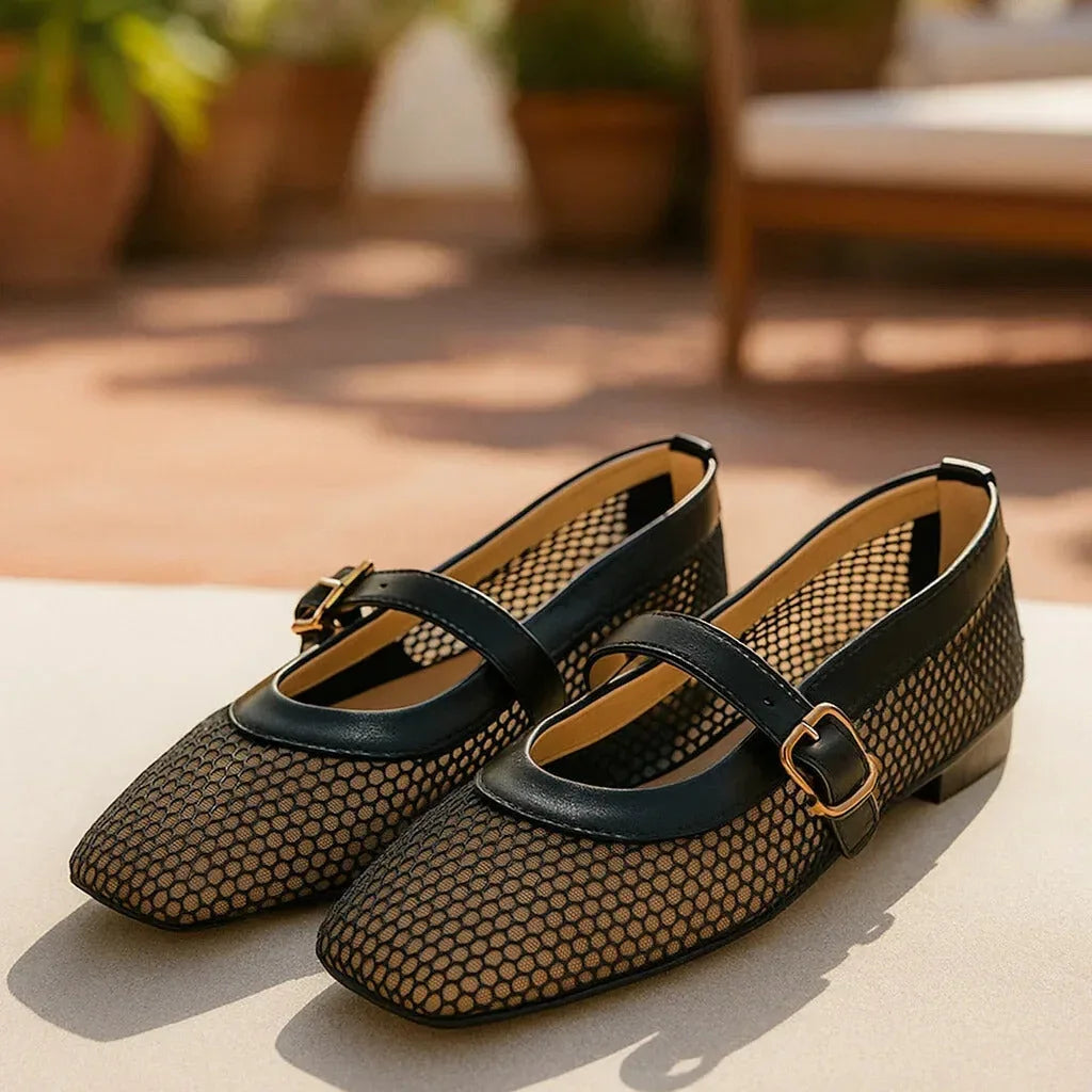AVELINA MESH FLATS