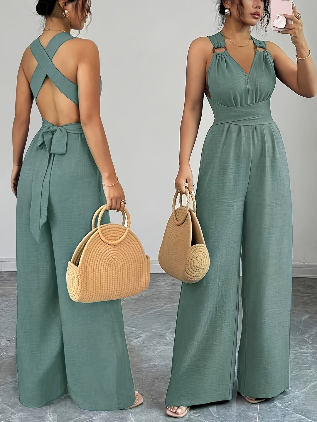 Emily | Tuta elegante in lino e cotone