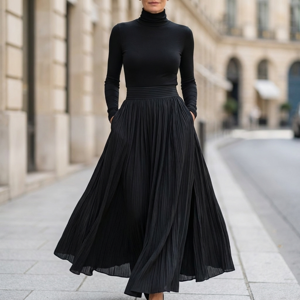 Linara™ – High Waisted Maxi Skirt Dress