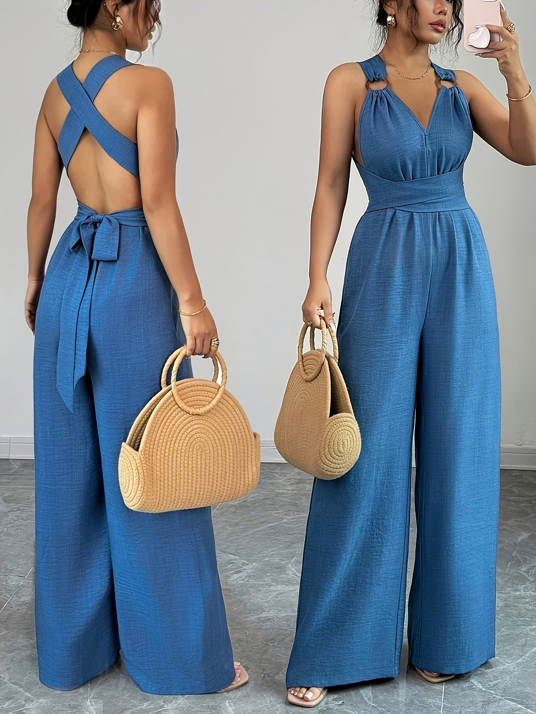 Emily | Tuta elegante in lino e cotone