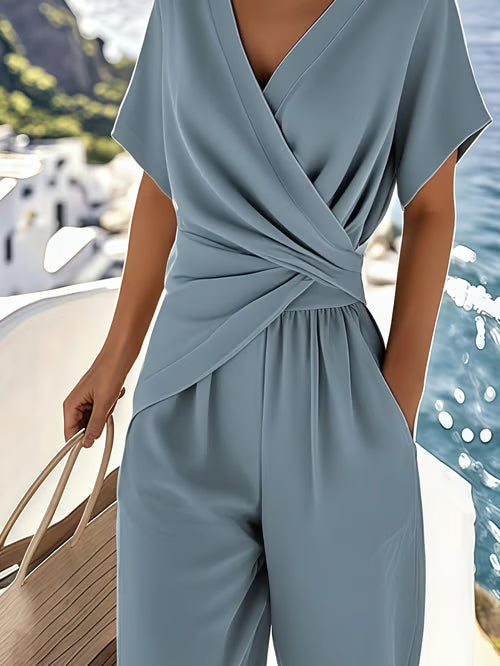 Linen Short Dress for Women - Breathable Summer Outfit