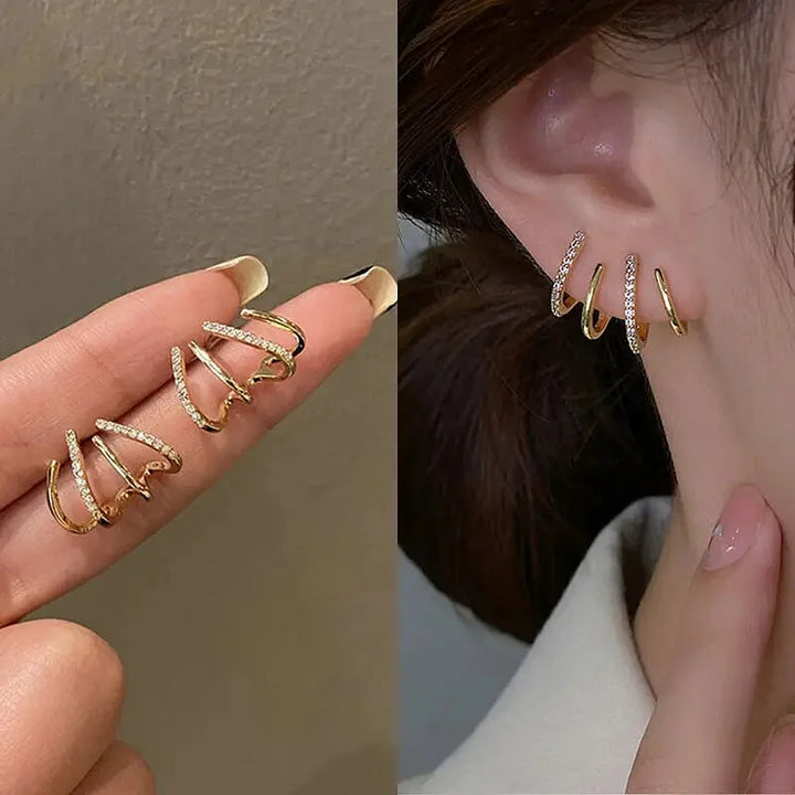 Rylynnia | Spiral Ear Cuff Earrings