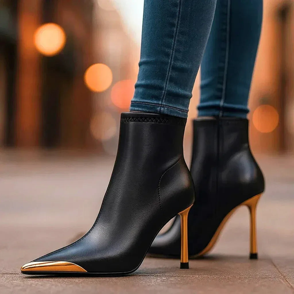 AVELINE GOLD-POINT BOOTS