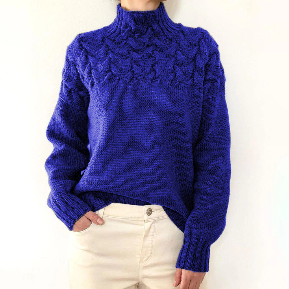 Elena | Cuello Alto Tejido y Cálido