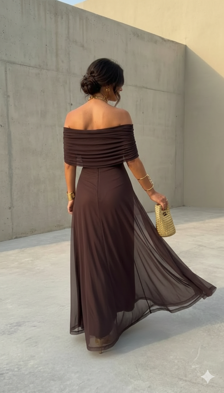 Uma | Fließendes weites Kleid mit elegantem Design