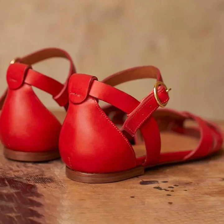 Alma | Sandalias planas con tiras