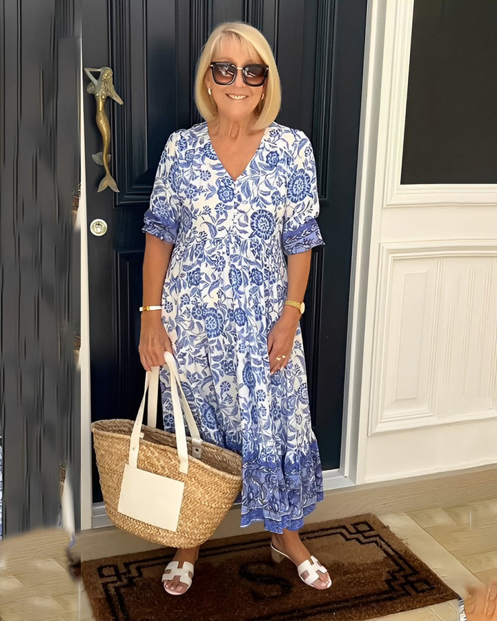 Brandi | Graceful V-Neck Floral