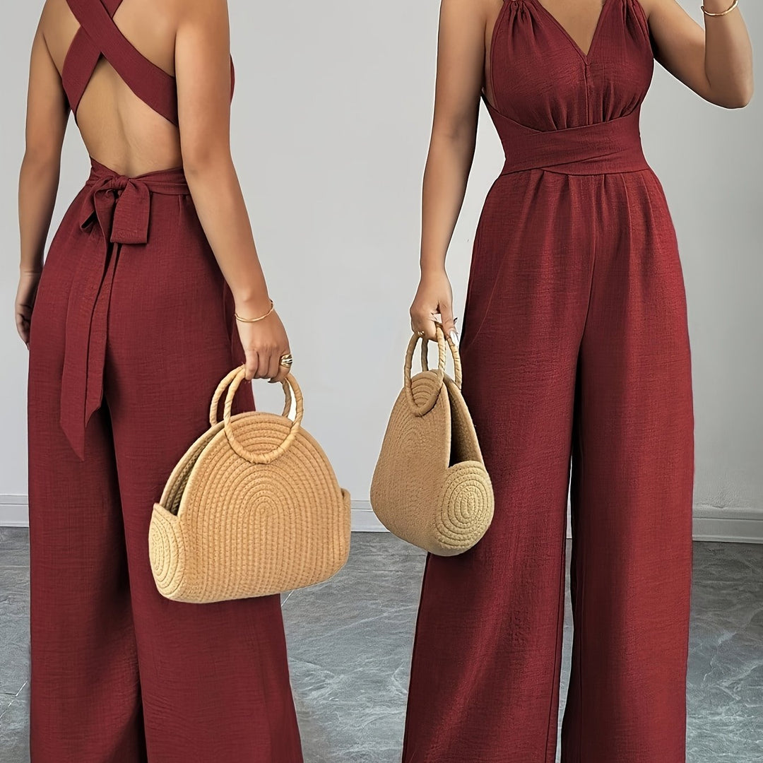 Emily | Tuta elegante in lino e cotone