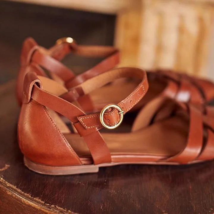 Alma | Sandalias planas con tiras