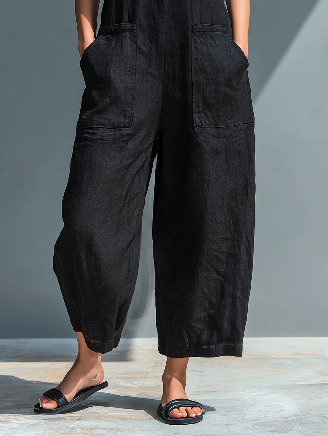 Sleeveless Jumpsuit for Women - Elegant Casual One Piece