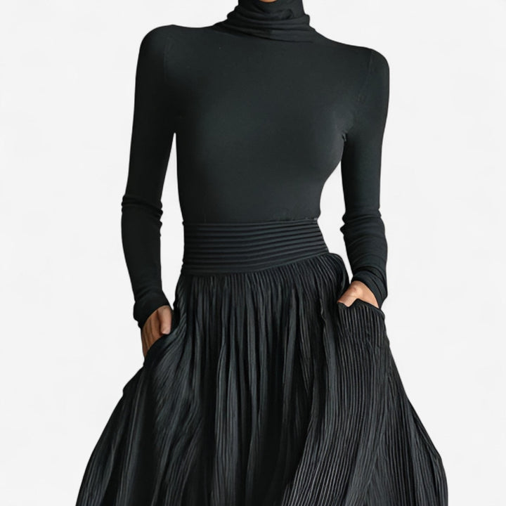 Linara™ – High Waisted Maxi Skirt Dress