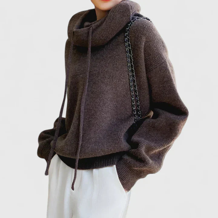 Leonie | Sudadera con Capucha de Punto Acogedora