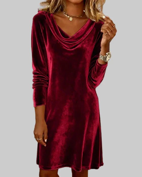 Frosina - Robe ample en velours