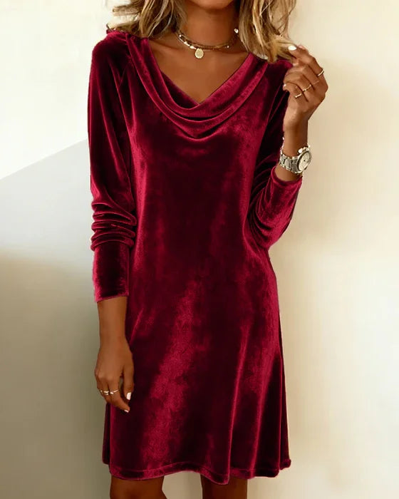 Lunori™ | Vestido de terciopelo Frosina