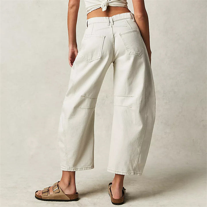Barrel | Women's High Waist Barrel Leg Jeans Relaxed Fit Denim