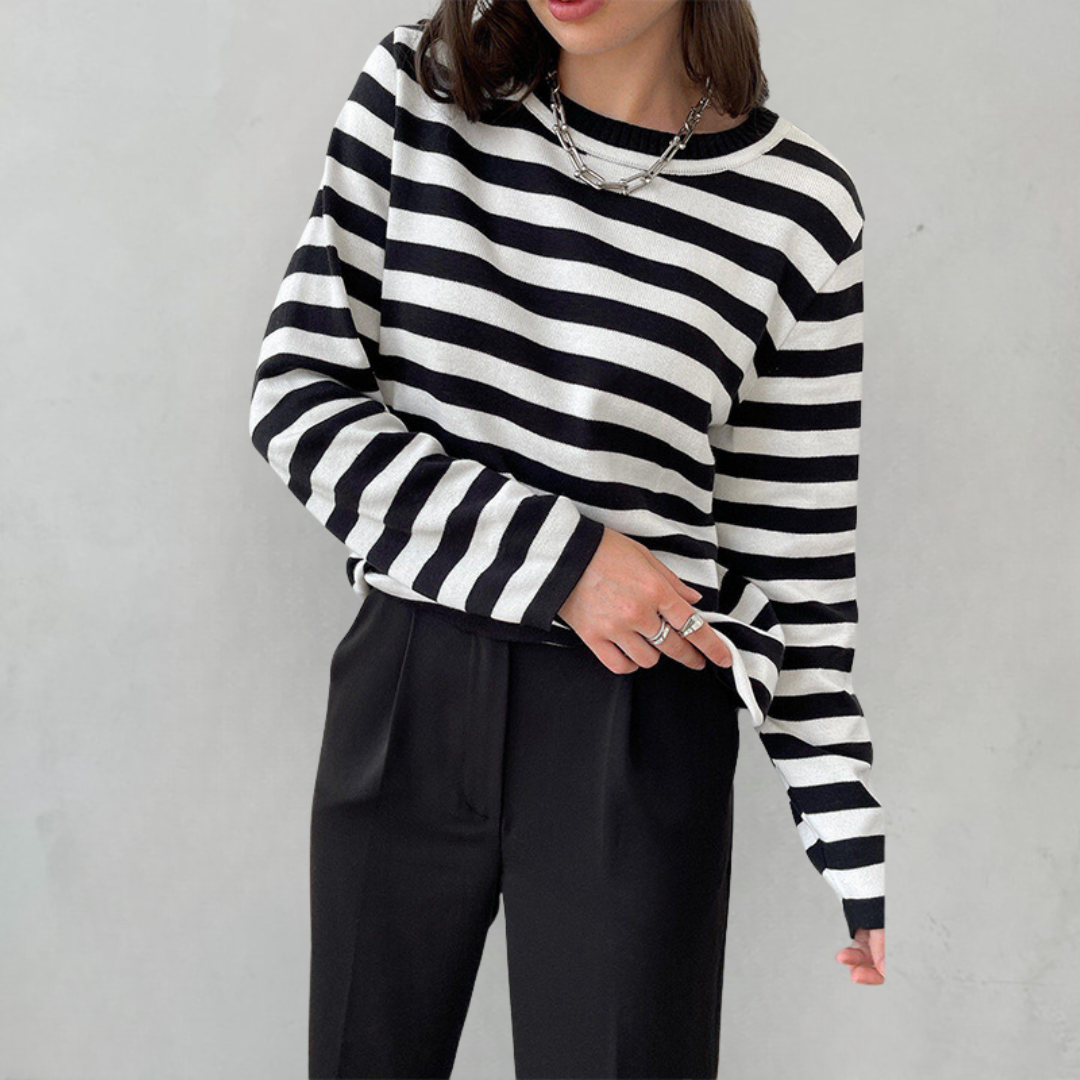Dana™ | Elegantes gestreiftes Sommer-T-Shirt