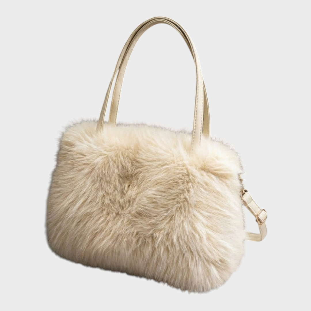 Cecelia | Sac à main Aurore de Sibérie en fourrure