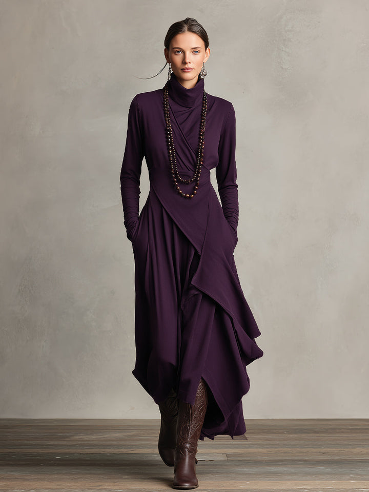 Lunori™ | Vestido Maxi de Punto Natalia