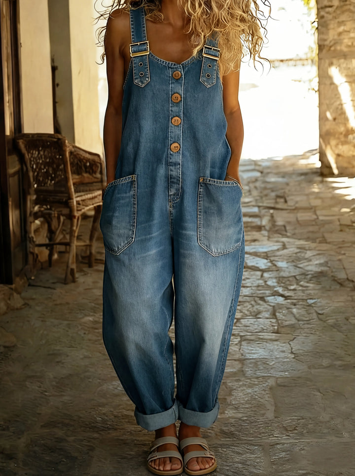 Rocio™ - Versatile Adjustable Buckle Denim Overall