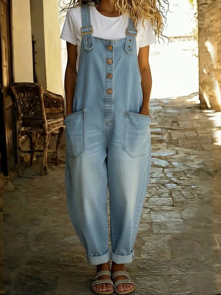 Rocio™ - Versatile Adjustable Buckle Denim Overall