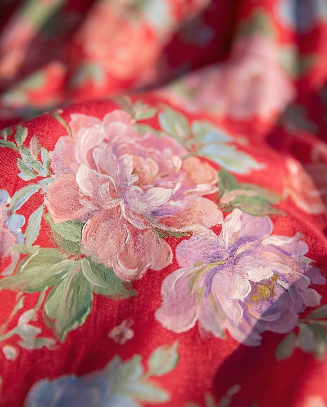 Minelda | Elegantes florales V-Ausschnitt-Kleid