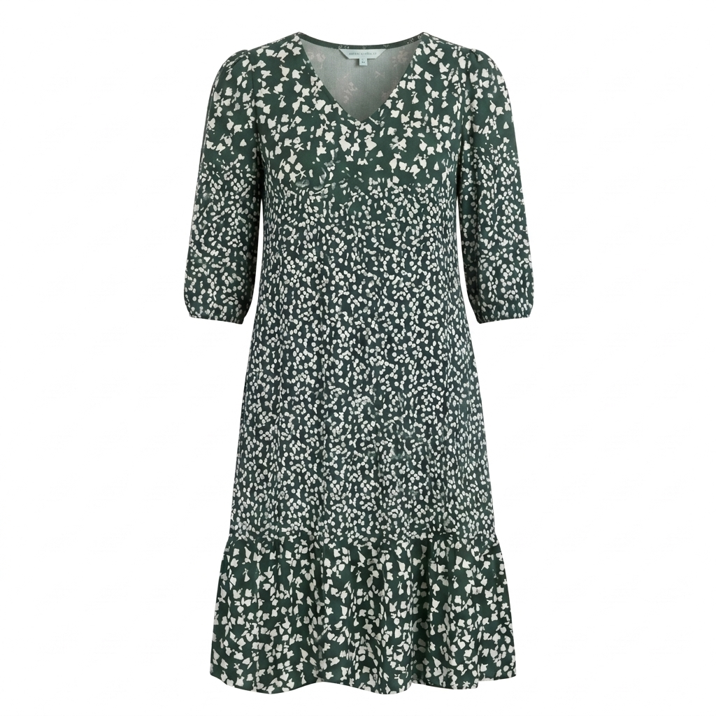 Bellora™ – Breezy Floral Midi with Ruffle Hem