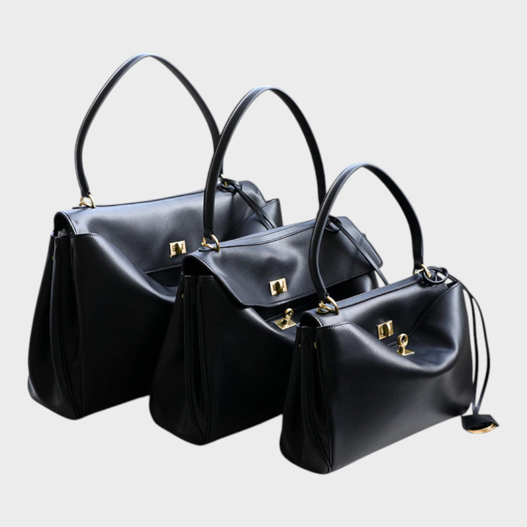 Libby | Sac à main en cuir doux minimaliste et luxueux