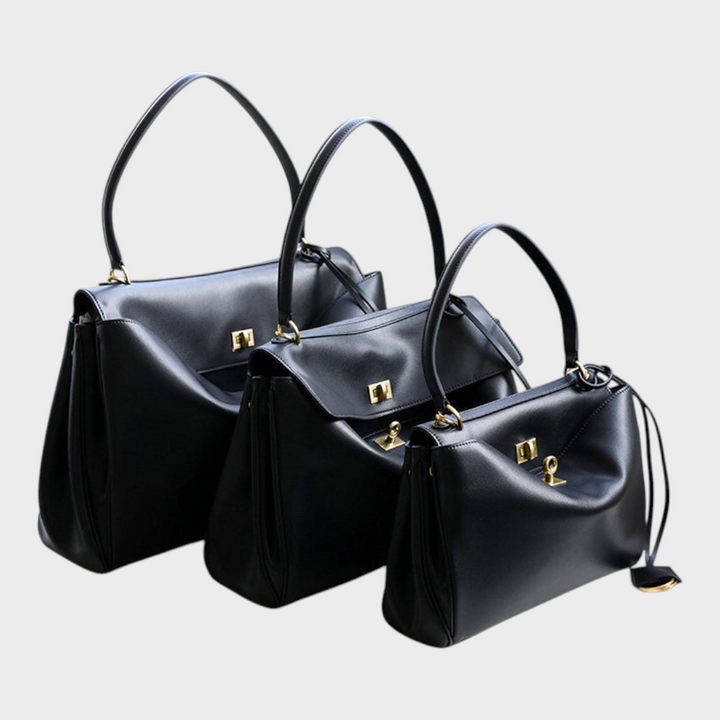 Libby | Sac à main en cuir doux minimaliste et luxueux
