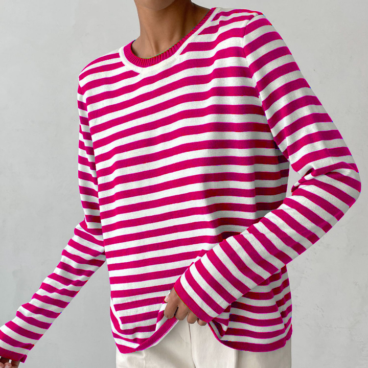 Dana™ | Elegantes gestreiftes Sommer-T-Shirt
