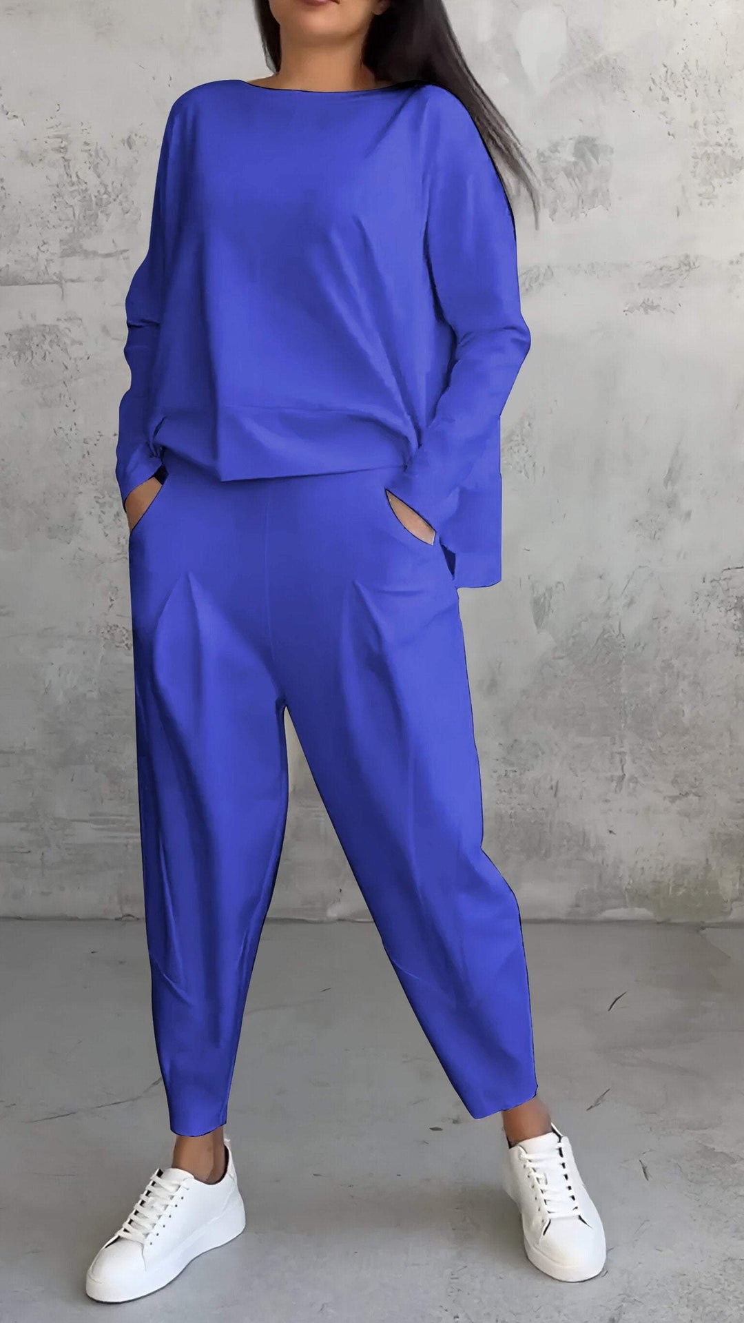 Nora | Conjunto Lounge Feminino 2 Peças com Blusa de Manga Longa e Calça
