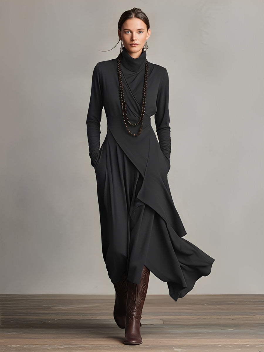 Lunori™ | Vestido Maxi de Punto Natalia