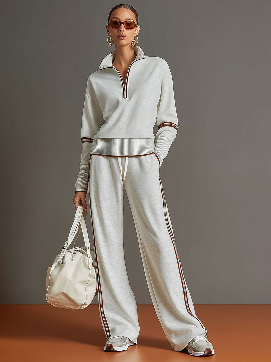 Marietta | Camicetta e Pantaloni a Gamba Larga
