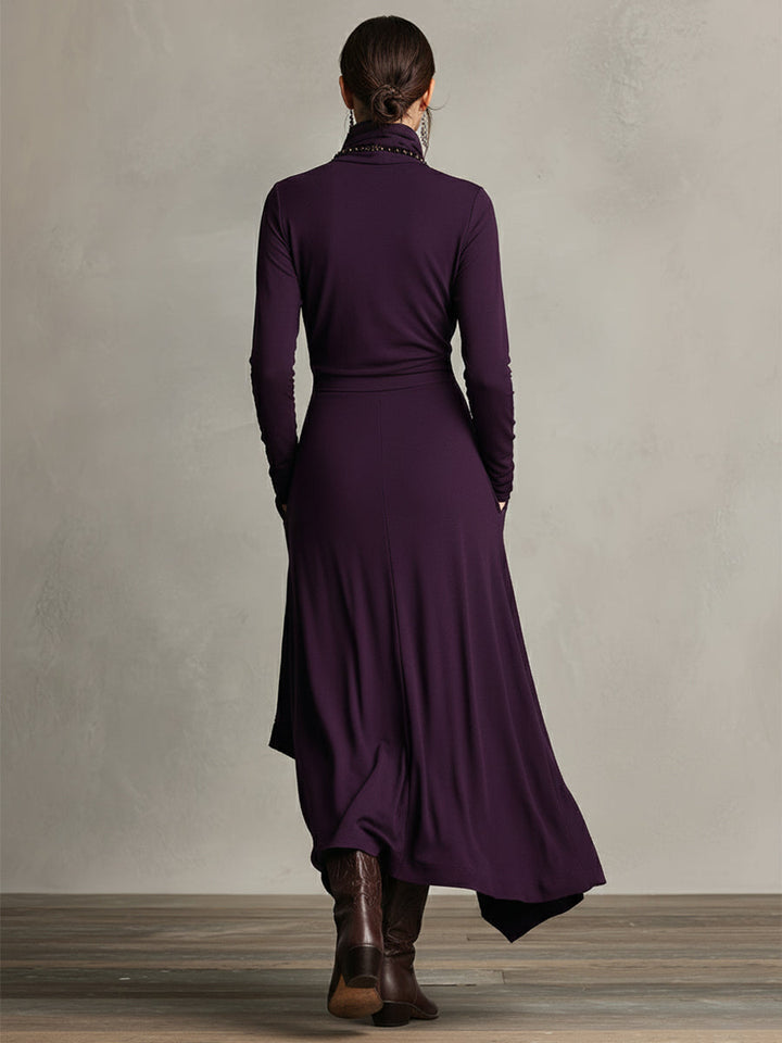 Lunori™ | Vestido Maxi de Punto Natalia
