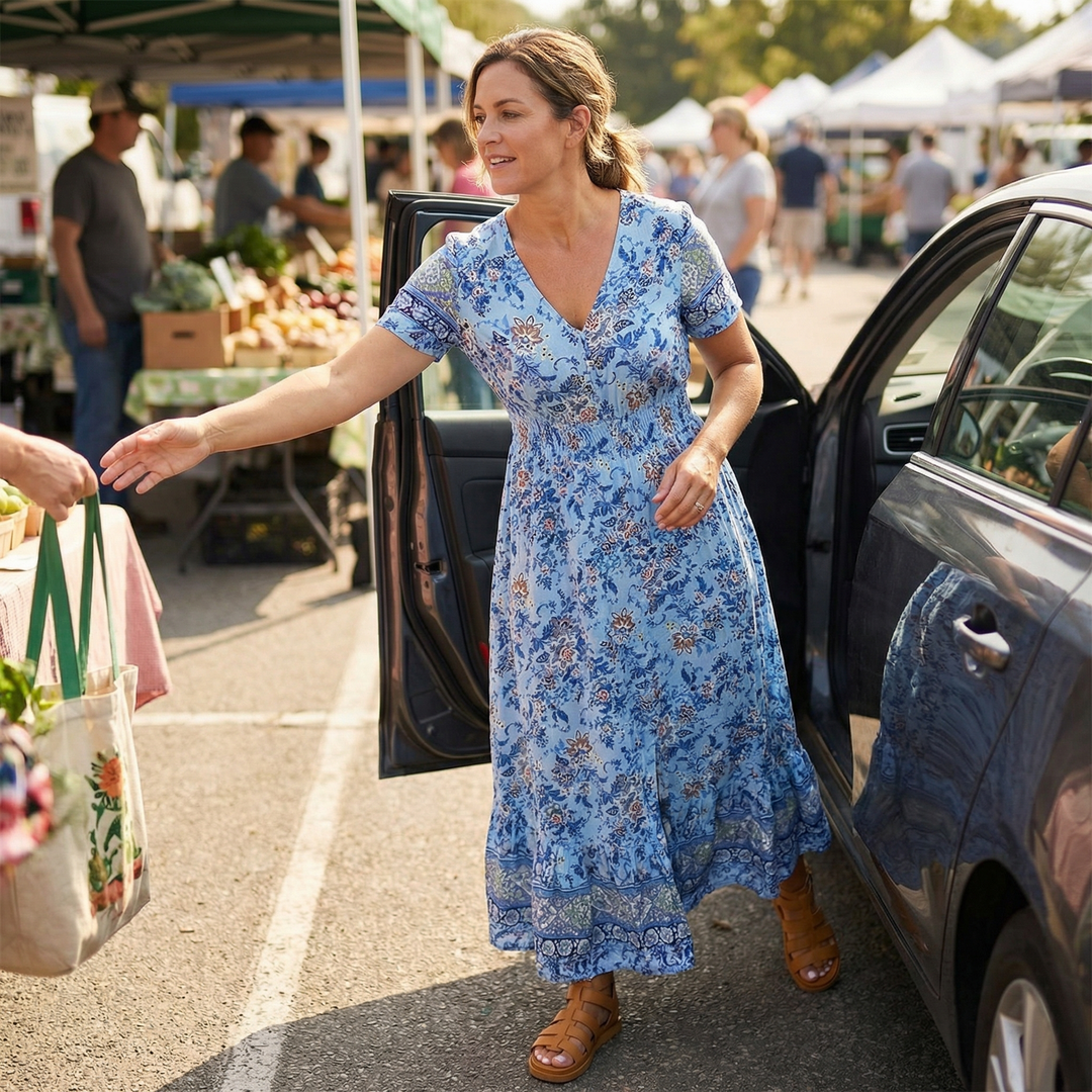 Floressa™ – Lightweight Floral Maxi Dress for Every Occasion