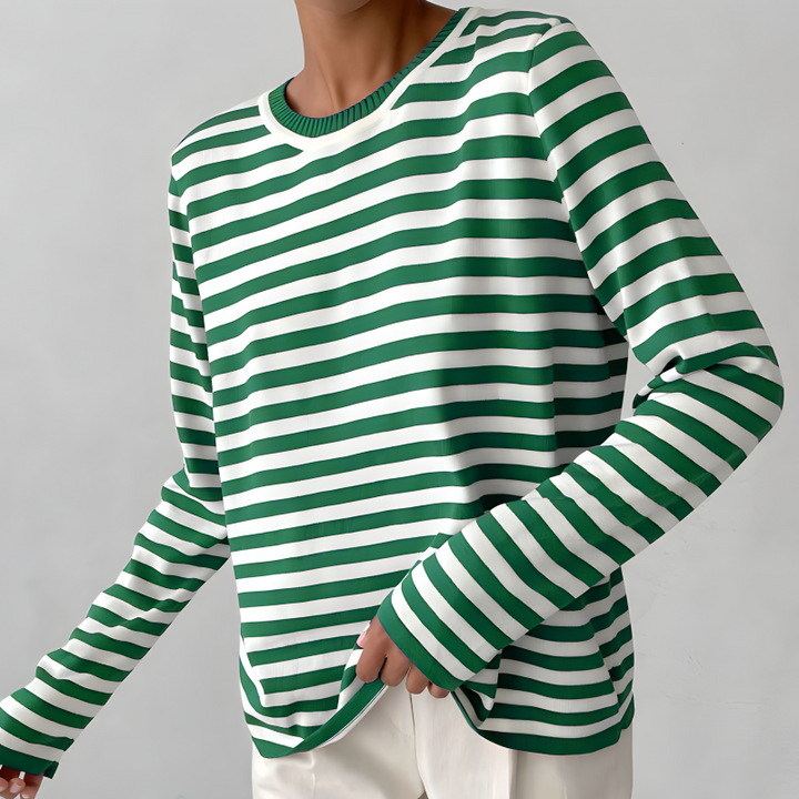 Dana™ | Elegantes gestreiftes Sommer-T-Shirt