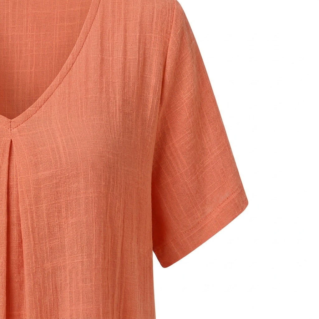 Lunessa™ – Breezy Cotton Linen Summer Dress