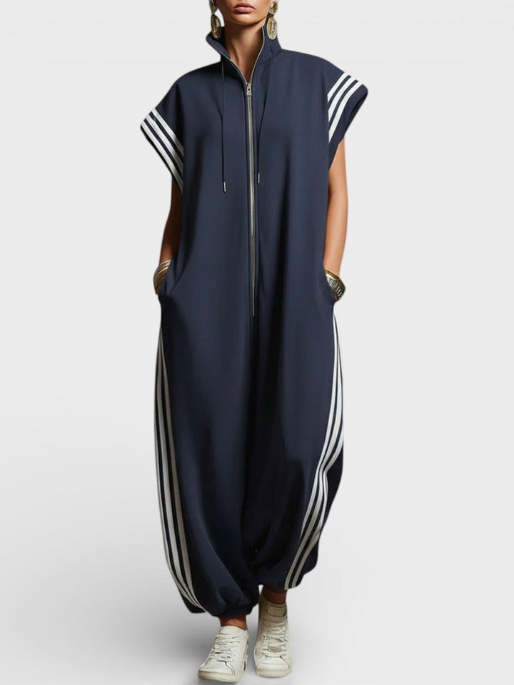 Valeria™ Jumpsuit mit Reißverschluss am Hals