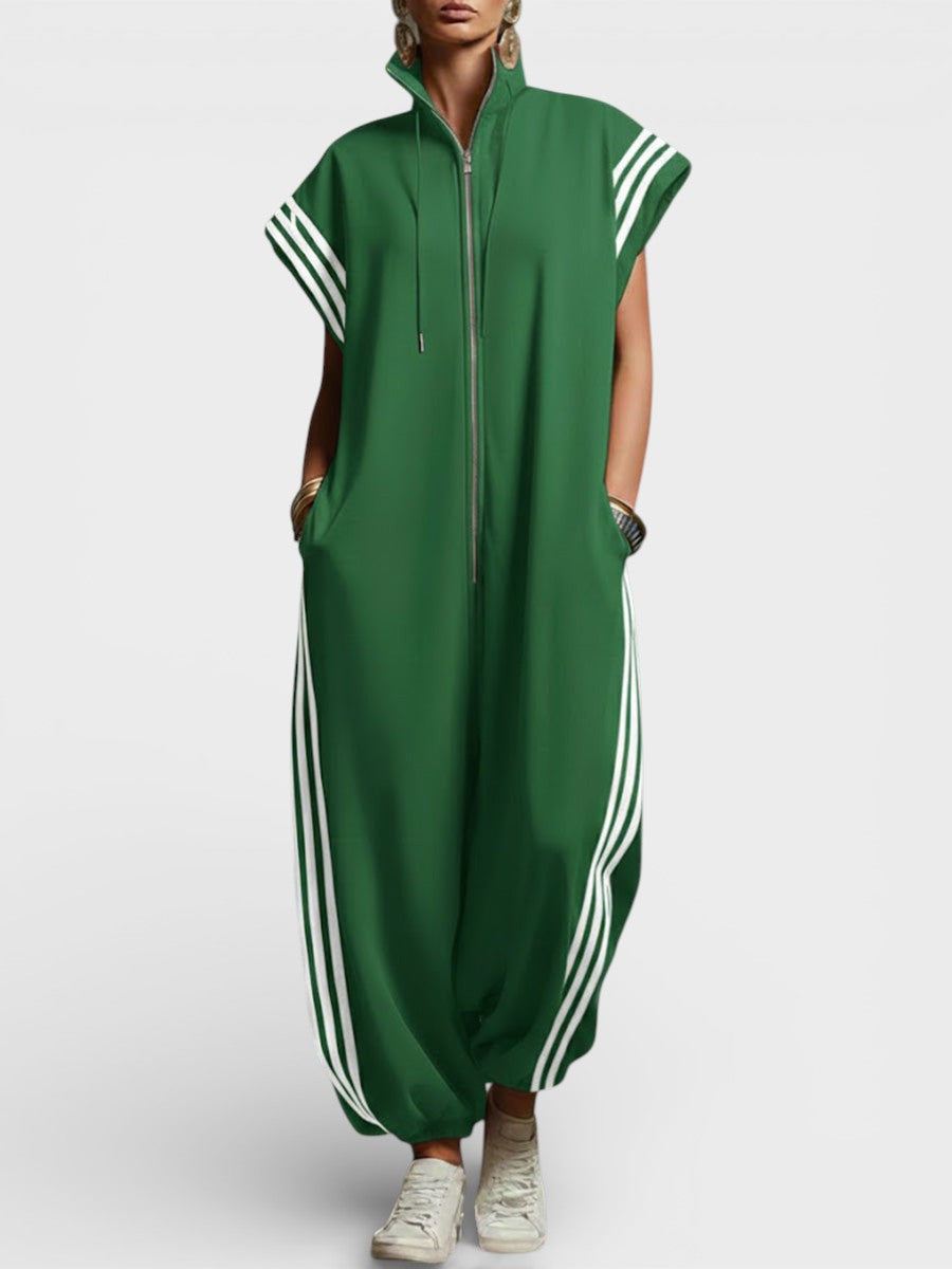 Valeria™ Jumpsuit mit Reißverschluss am Hals