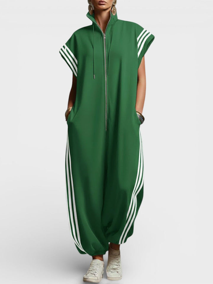 Valeria™ Jumpsuit mit Reißverschluss am Hals