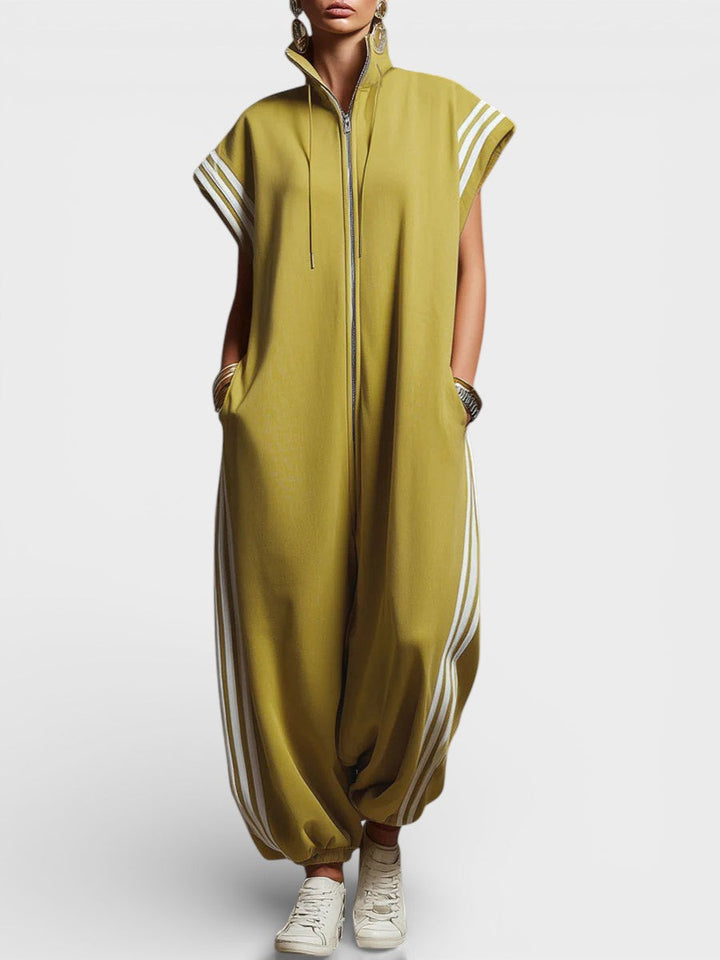 Valeria™ Jumpsuit mit Reißverschluss am Hals