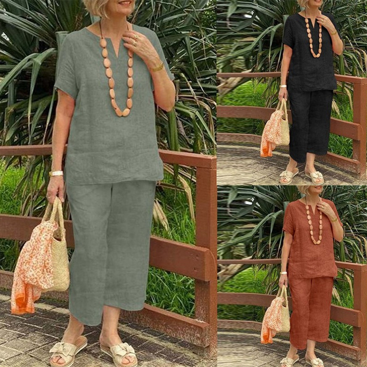 Completo Donna Casual 2 Pezzi: Top e Pantaloni