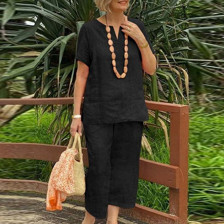 Completo Donna Casual 2 Pezzi: Top e Pantaloni