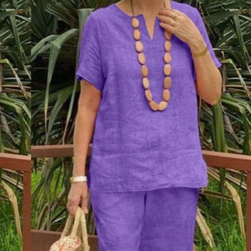Completo Donna Casual 2 Pezzi: Top e Pantaloni