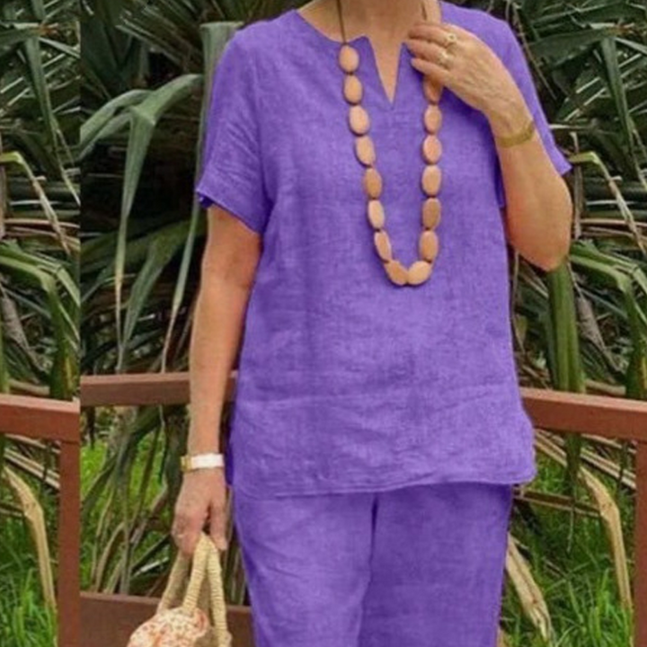 Completo Donna Casual 2 Pezzi: Top e Pantaloni