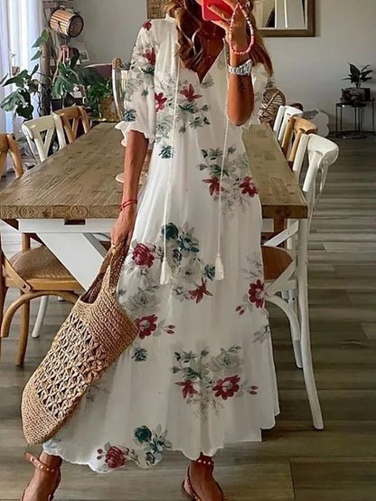 Luna | Vestido Bohemio Sin Esfuerzo con Ajuste Favorable