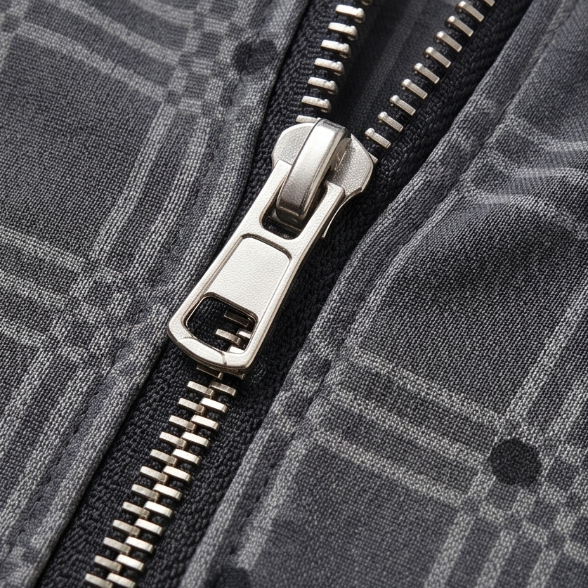 Vestido midi con cremallera frontal - Vestido de punto elástico para mujer
