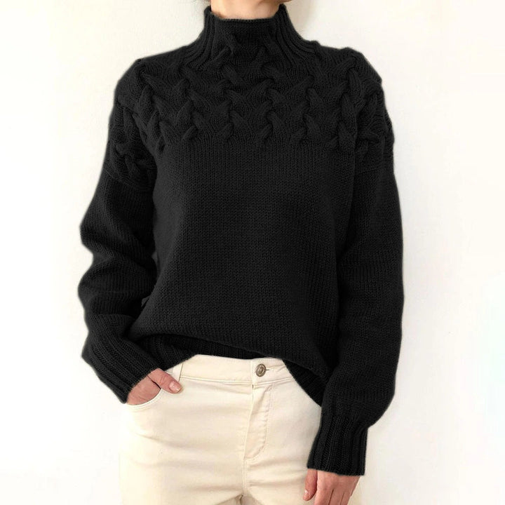 Elena | Cuello Alto Tejido y Cálido